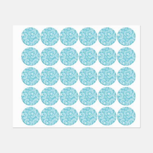 セラミックタイルパターン ラベル (シート)