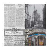 セラミックタイルパリフランス新聞 タイル (正面)