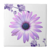 セラミックタイルパープルフローラ タイル (正面)