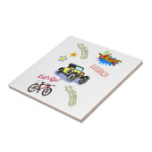 セラミックタイルヒーロー自転車用飛行機 タイル (側面)