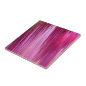 セラミックタイルピンクブラシパターン タイル (側面)