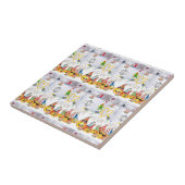 セラミックタイルメリークリスマスハッピーバースデー タイル (側面)