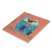 セラミックタイル上のSpix's Macaws - (O) タイル (側面)