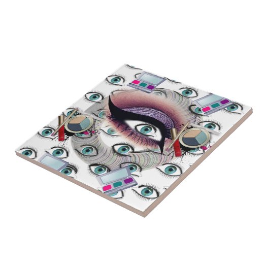 セラミックタイル化粧アイシャドウ タイル (側面)