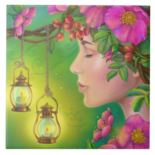 セラミックタイル夏の夢 タイル (正面)