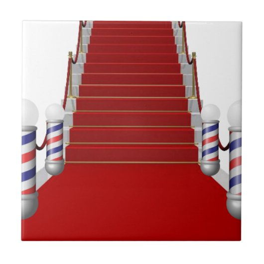 セラミックタイル床屋 タイル (正面)