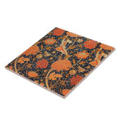 セラミックタイル暖炉William Morrisデザイン06 タイル (側面)