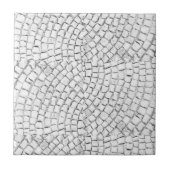 セラミックタイル白い舗装材 タイル (正面)