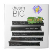 セラミックタイル白と黒の夢ビッグスポーツ タイル (正面)