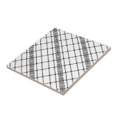 セラミックタイル白と黒 タイル (側面)