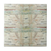 セラミックタイル白ヴィンテージ タイル (正面)