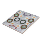 セラミックタイル白大理石抽象芸術 タイル (側面)