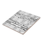 セラミックタイル白色レンガヴィンテージ タイル (側面)