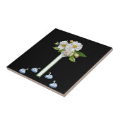 セラミックタイル白鳥フローラ タイル (側面)