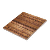 セラミックタイル素朴ウッドオレンジ タイル (側面)