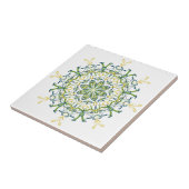 セラミックタイル緑と黄色 タイル (側面)