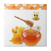 セラミックタイル蜂蜜 タイル (正面)