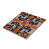 セラミックタイル（アデレードのオレンジ色の回転体） タイル (側面)