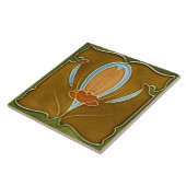 セラミックタイル – アンティークフローラアールヌーボー (側面)