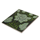 セラミックタイル – アールヌーボーアーティチョーク (側面)