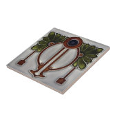 セラミックタイル – アールヌーボーヴィンテージフローラ (側面)