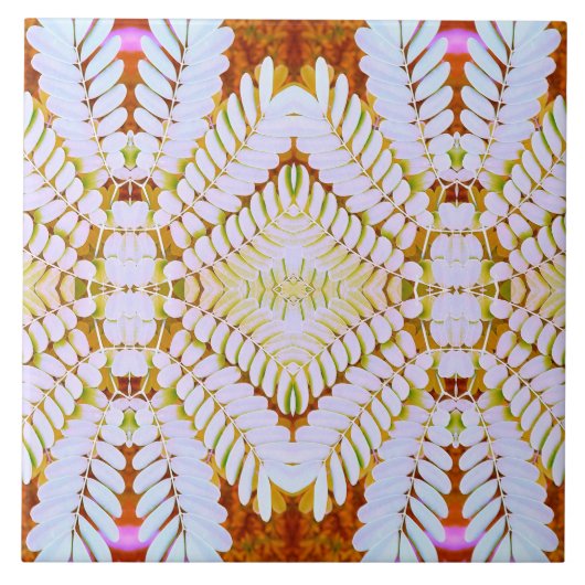 セラミックタイル、エレガントフローラクラシックデザイン タイル (正面)