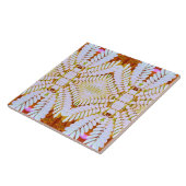 セラミックタイル、エレガントフローラクラシックデザイン タイル (側面)