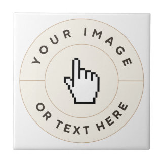 セラミックタイル – カスタム文字（イメージを追加）