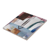 セラミックタイル:カンディンスキー:ホワイトイースター: 1924 タイル (側面)