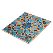 セラミックタイル – スターバストモロッコデザイン (側面)