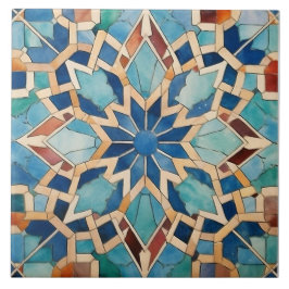 セラミックタイル - スターバースト モロッコデザイン