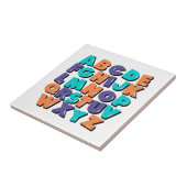 セラミックタイル – ハッピーレター (側面)