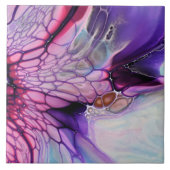 セラミックタイル – バタフライウイング抽象芸術 (正面)