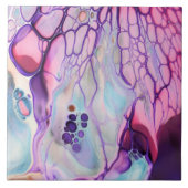 セラミックタイル – バタフライウイング抽象芸術2 (正面)