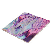 セラミックタイル – バタフライウイング抽象芸術2 (側面)