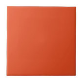 セラミックタイル バーントオレンジ スクエア (正面)