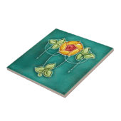 セラミックタイル – フローラヴィンテージアールヌーボー (側面)