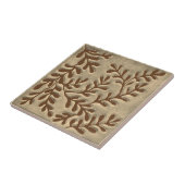 セラミックタイル、ブラウンおよびタン離れセラミックスタイル タイル (側面)