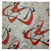 セラミックタイル: ブーメラン2 -草原は上がりました タイル (正面)