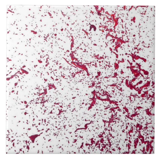 セラミックタイル - ペイントが飛び散った (正面)