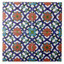 セラミックタイル – ペルシャスタイルカラフルウォールタイル