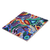 セラミックタイル – メキシコの野生生物アート (側面)