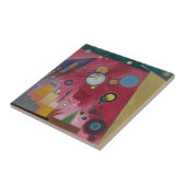 セラミックタイル:ワッシリーKANDINSKY :ヘビーレッド1924 タイル (側面)