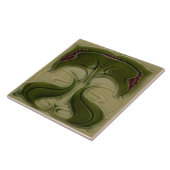 セラミックタイル – ヴィンテージフローラアールヌーボー (側面)