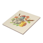 セラミックタイル、小型キッチンアレイ"A" タイル (側面)