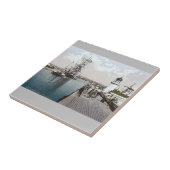 セラミックタイル、小（4.25インチ×4.25インチ）リトルハンプトン タイル (側面)