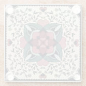 セラミックタイル、小(4.25インチx 4.25インチ) ガラスコースター (裏面)