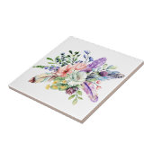 セラミックタイル、小(4.25インチx 4.25インチ)、 タイル (側面)