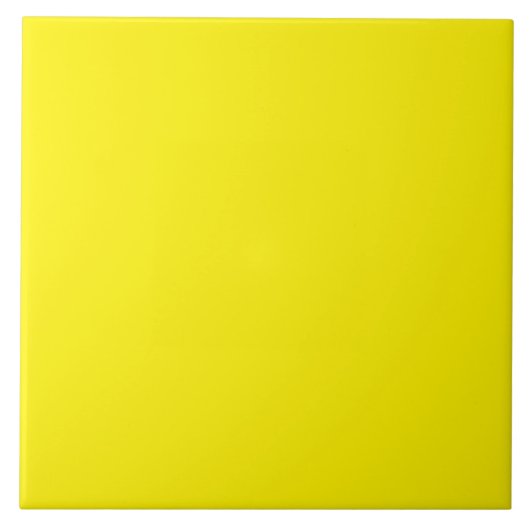 セラミックタイル – 明るい黄色 – 装飾タイル (正面)