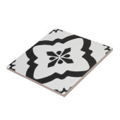 セラミックタイル – 白黒パタービクトリアンン2 (側面)